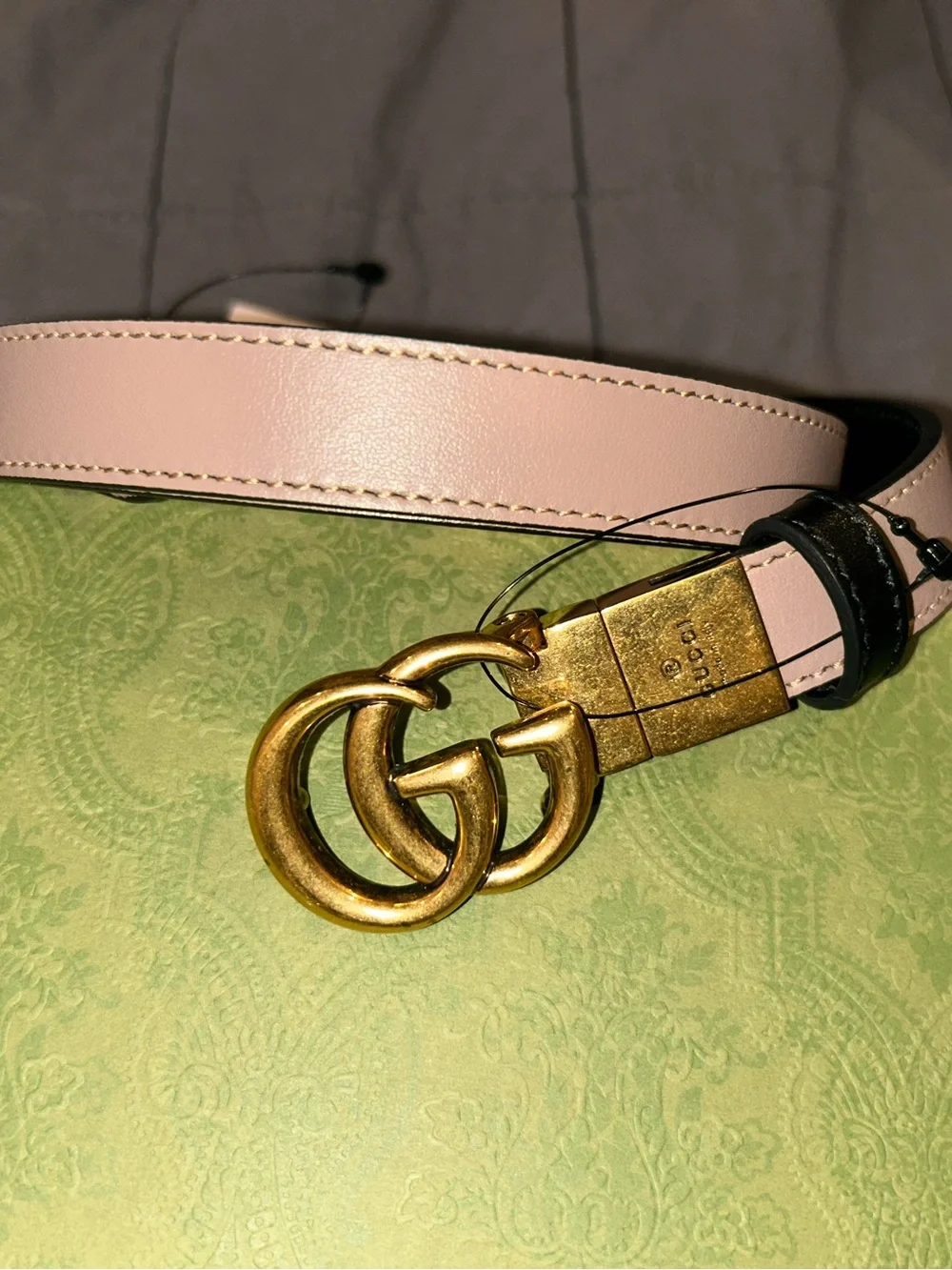 Gucci GG Marmont reversible thin belt